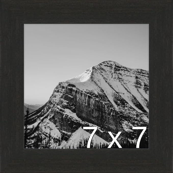 Frame It Easy 7 x 7 Coffee Wood Frame (Derby)