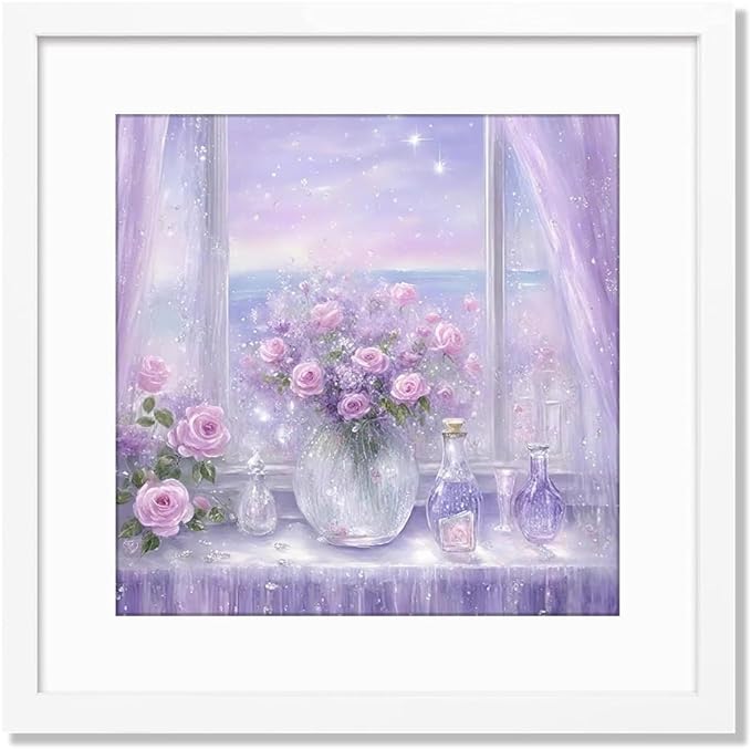 THREELOVE 20x20 Frame White, Display Picture 16x16 with mat or 20x20 Without mat, Photo Poster Picture Frame Wall Mounting Home Decor, 1-PCS