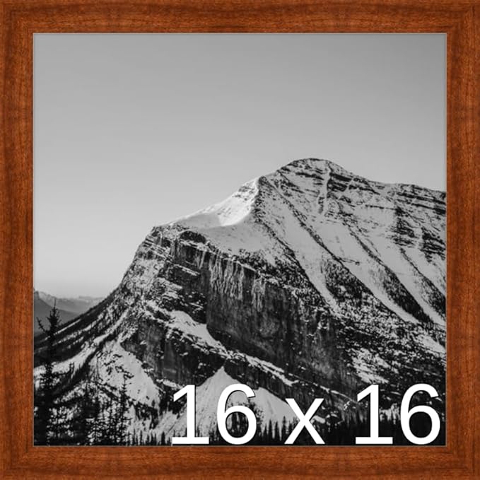 Frame It Easy 16 x 16 Russet Wood Frame (Derby)