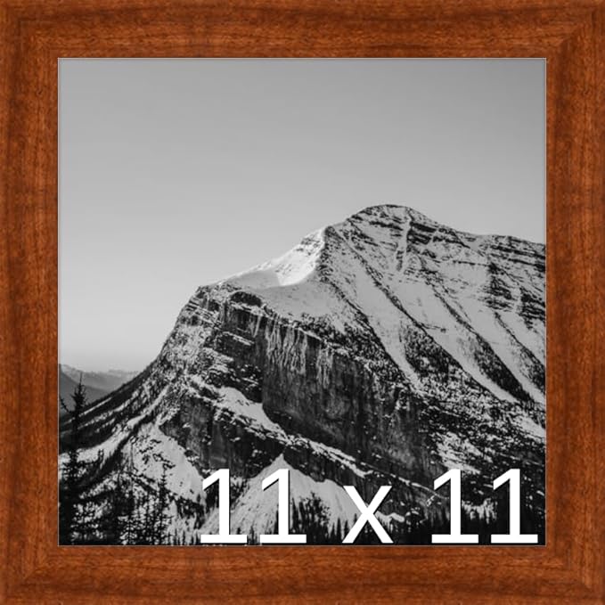 Frame It Easy 11 x 11 Russet Wood Frame (Derby)