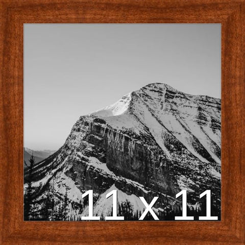 Frame It Easy 11 x 11 Russet Wood Frame (Derby)