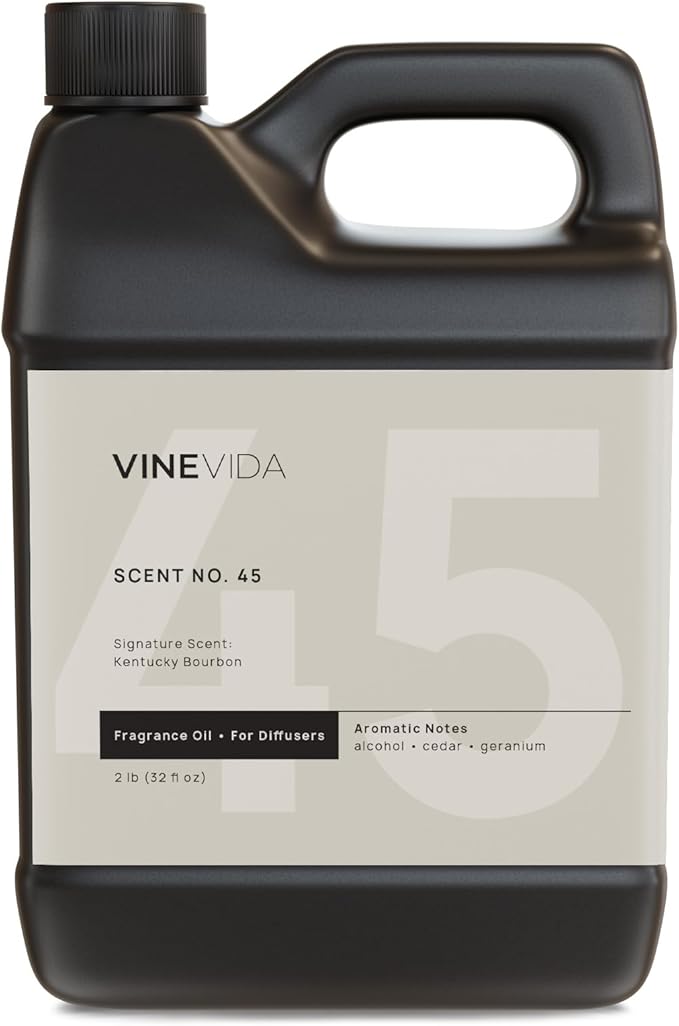 VINEVIDA [32 Fl Oz] Kentucky Bourbon Fragrance Oil for Cold Air Diffusers, Essential Oils for Diffuser Oil Refill & Air Freshener Room Spray