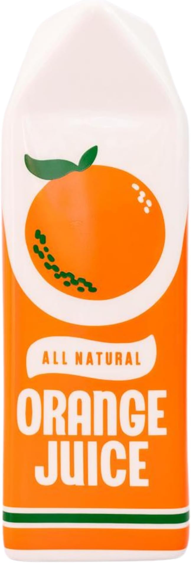 ban.do Vintage Inspired Orange Juice Vase, The Original Rise and Shine Decorative Ceramic Vase, OJ Carton, Retro/Unique/Eclectic/Novelty Accent for Home/Kitchen/Office, Orange Juice