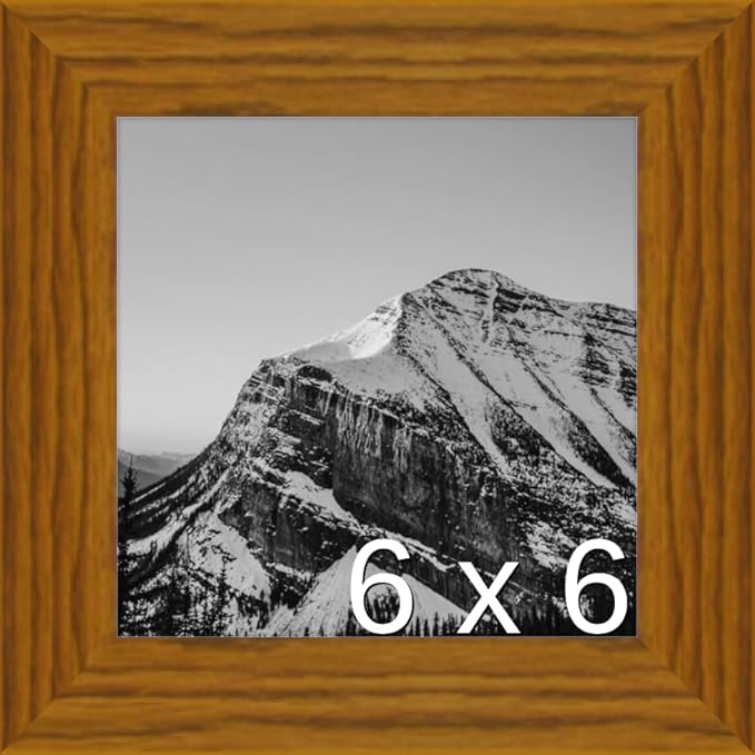 Frame It Easy 6 x 6 Hazel Wood Frame (Derby)