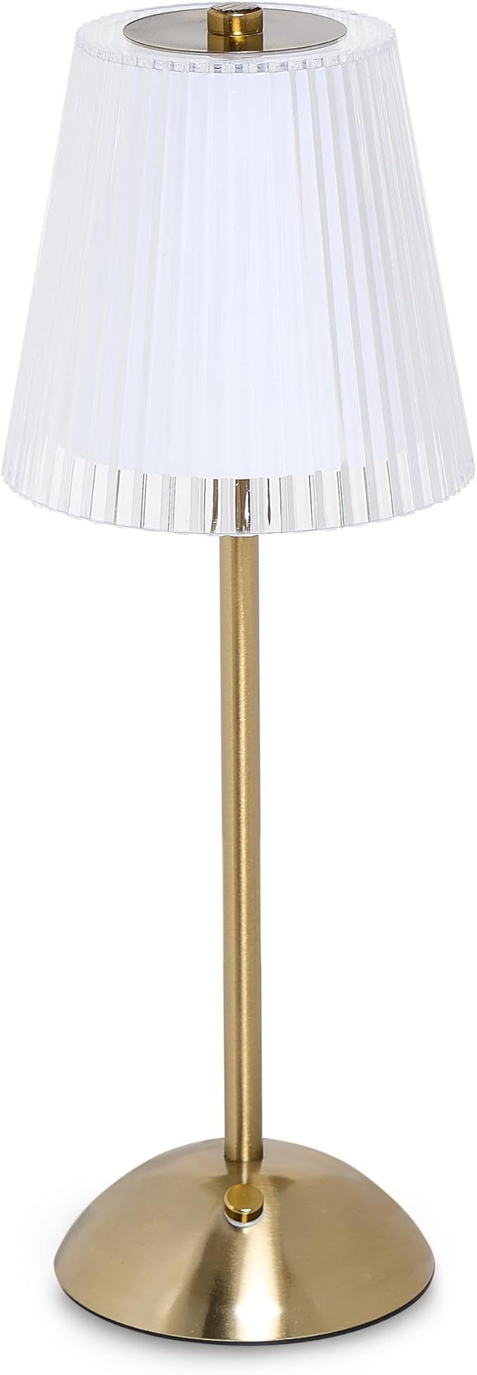 Camden Reed Table Lamp, Desk lamp, 3 Different Lighting Modes, Modern Minimal Design for Dinner/Coffee Table/Restaurant/Bedroom, Classic Gold