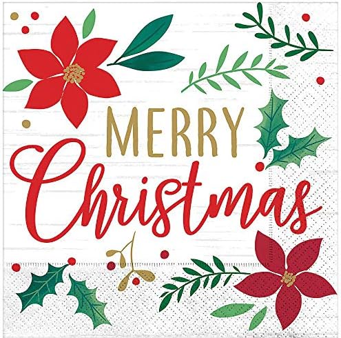 Tableware Pack: Disposable Paper Plates, Napkins and Cups Set for 20 (Christmas Wishes)