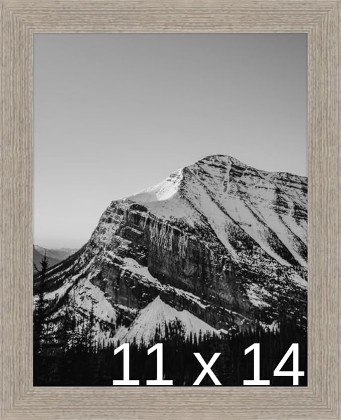 Frame It Easy 11 1/2 x 14 Rustic Gray Wood Frame (Derby)