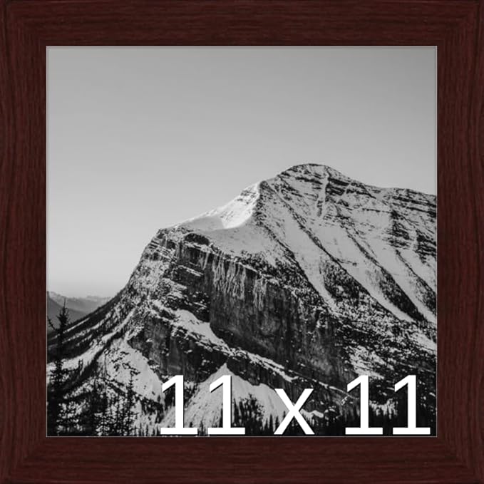 Frame It Easy 11 x 11 Merlot Wood Frame (Derby)