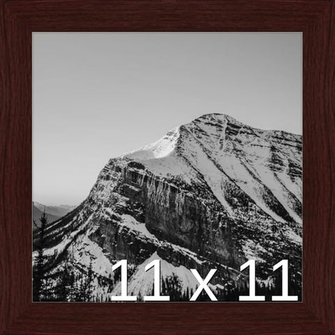 Frame It Easy 11 x 11 Merlot Wood Frame (Derby)