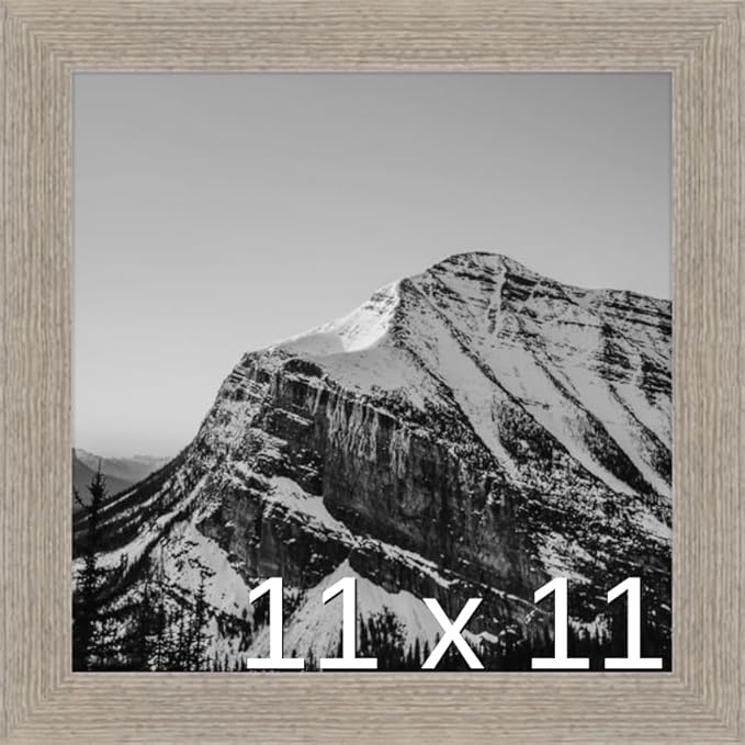 Frame It Easy 11 x 11 Rustic Gray Wood Frame (Derby)