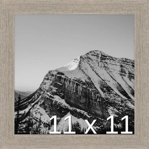 Frame It Easy 11 x 11 Rustic Gray Wood Frame (Derby)