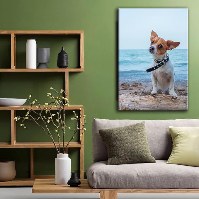 Looife Custom Canvas Prints, Personalized Wall Art with Your Photo on Canvas - 24"x36"