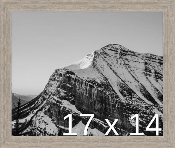 Frame It Easy 17 x 14 Rustic Gray Wood Frame (Derby)