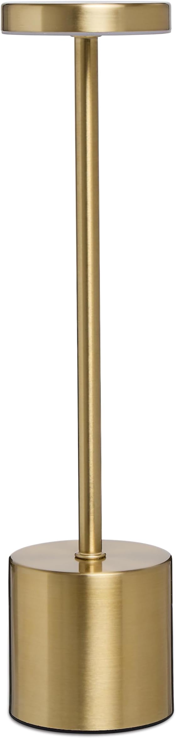 Camden Reed Table Lamp, Desk lamp, 3 Different Lighting Modes, Modern Minimal Design for Dinner/Coffee Table/Restaurant/Bedroom, Flat Gold