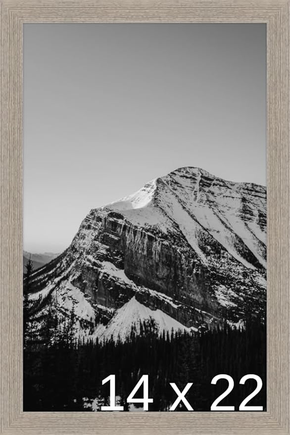 Frame It Easy 14 x 22 Rustic Gray Wood Frame (Derby)