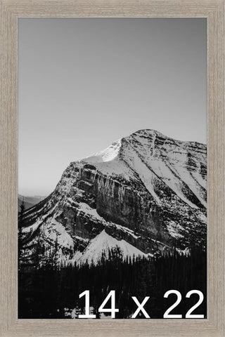 Frame It Easy 14 x 22 Rustic Gray Wood Frame (Derby)