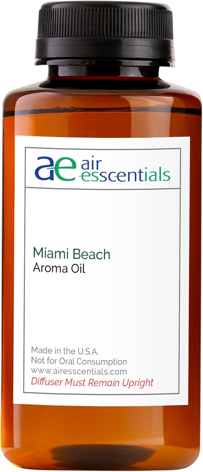 Miami Beach Aroma Oil, Essential Oils Blend for Diffusers & Scent Machines, Fresh Cologne Scent with Citrus & Musk Notes, Aromatherapy, Cold Air Diffuser Compatible, 300 mL
