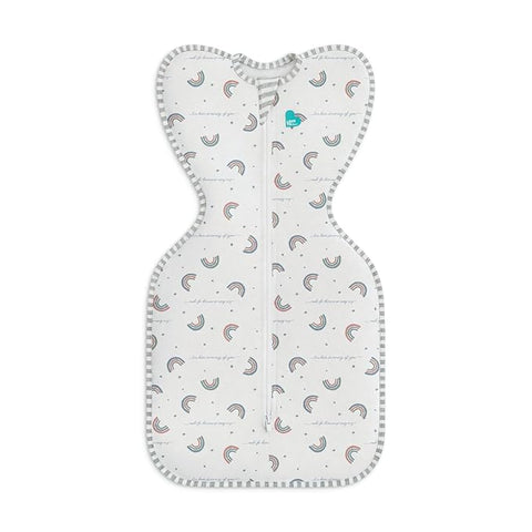 Love to Dream Swaddle UP, Baby Sleep Sack, Self-Soothing Swaddles for Newborns, Improves Sleep, Snug Fit Helps Calm Startle Reflex, New Born Essentials for Baby, 1.0 TOG, 13-19 lbs, Rainbow Dream