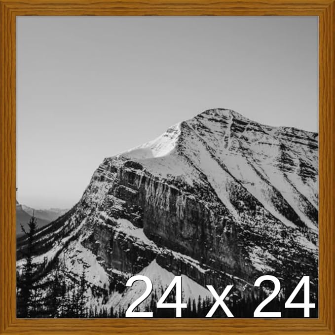Frame It Easy 24 x 24 Hazel Wood Frame (Derby)