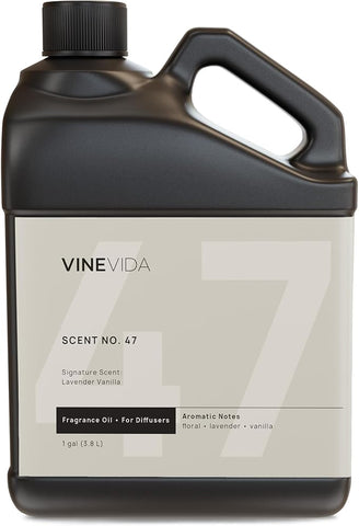VINEVIDA [Gallon (128 Fl Oz)] Lavender Vanilla Fragrance Oil for Cold Air Diffusers, Essential Oils for Diffuser Oil Refill & Air Freshener Room Spray