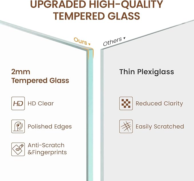 11x17 Picture Frame, Natural Solid Wooden Picture Frames with Tempered Glass, Display 8x12 with Mat or 11 x 17 Without, Vertical or Horizontal Wall Hanging Photo Frame, Natural Oak Color, 3 Pack