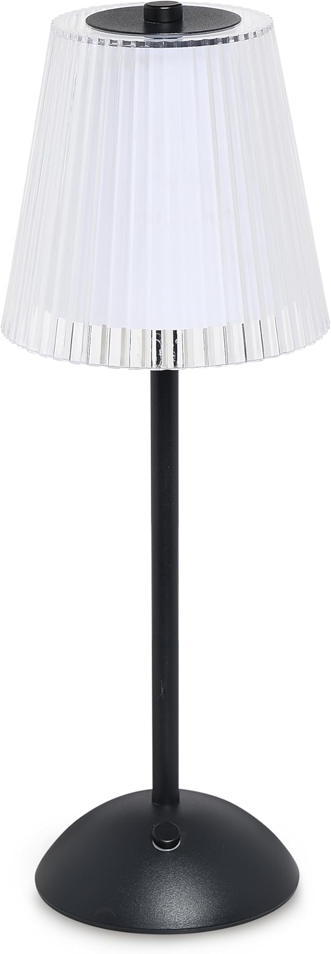 Camden Reed Table Lamp, Desk lamp, 3 Different Lighting Modes, Modern Minimal Design for Dinner/Coffee Table/Restaurant/Bedroom, Classic Black