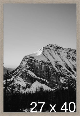 Frame It Easy 27 x 40 Rustic Gray Wood Frame (Derby)