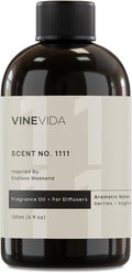 VINEVIDA [4 Fl Oz] Scent NO. 1111 Fragrance Oil for Cold Air Diffusers, Aromatic Notes of Raspberry Magnolia Vanilla, Essential Oils for Diffuser Oil Refill & Air Freshener Room Spray