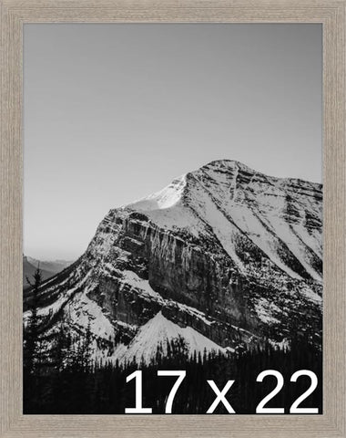 Frame It Easy 17 x 22 Rustic Gray Wood Frame (Derby)