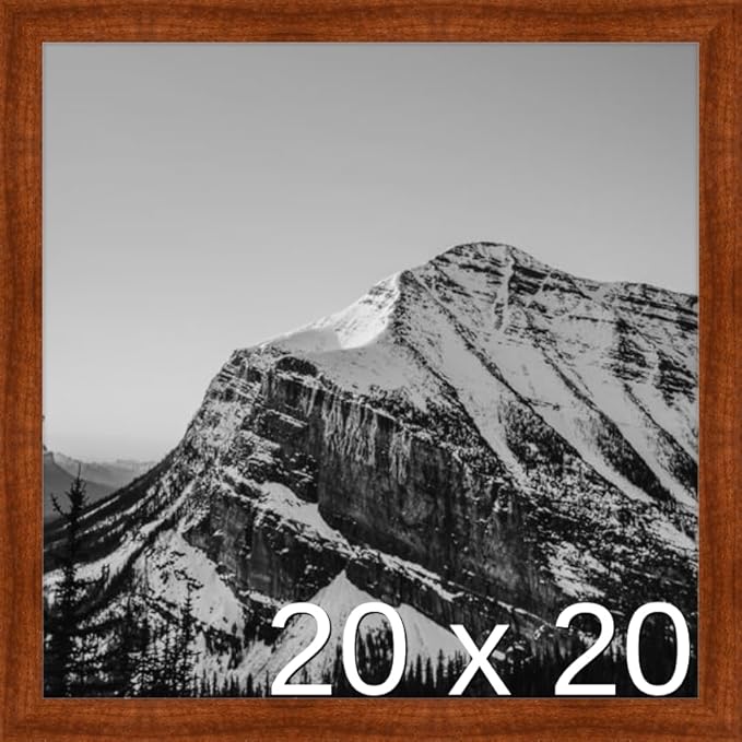 Frame It Easy 20 x 20 Russet Wood Frame (Derby)