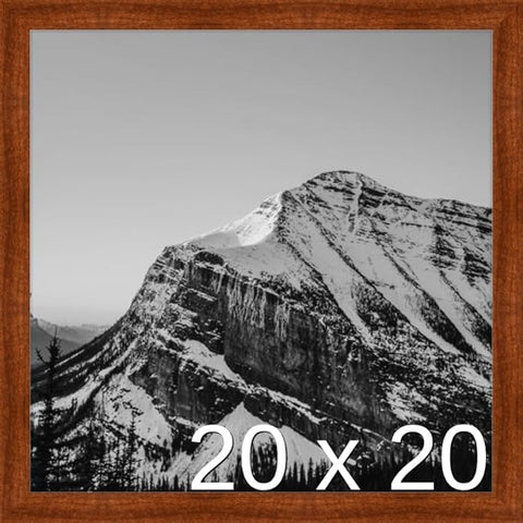 Frame It Easy 20 x 20 Russet Wood Frame (Derby)