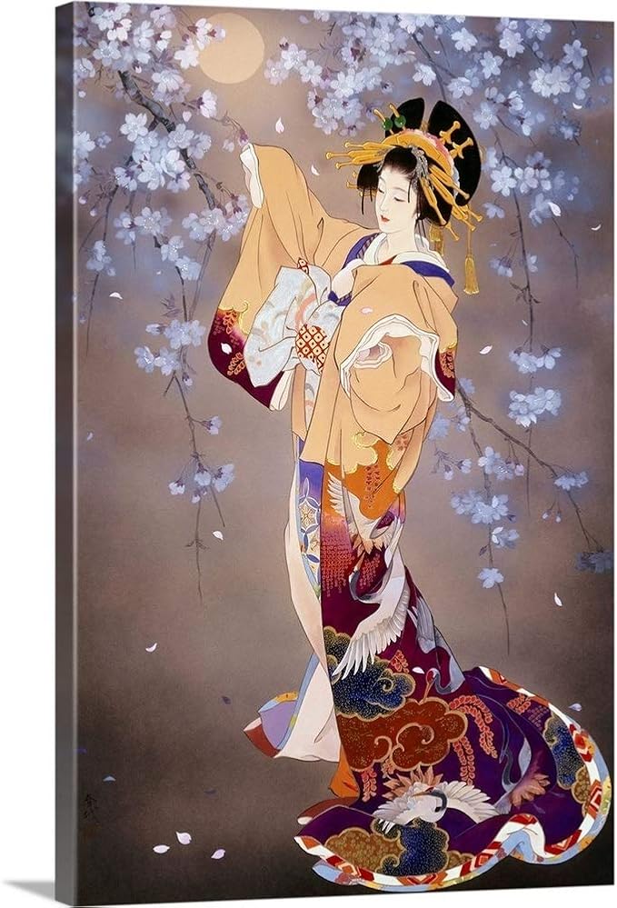 CANVAS ON DEMAND Yoi Canvas Wall Art Print by Haruyo Morita, Figurative, Home Decor, Beauty Artwork, 40" x60in