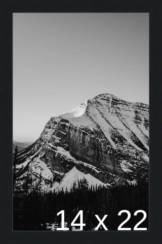 Frame It Easy 14 x 22 Black Wood Frame (Derby)