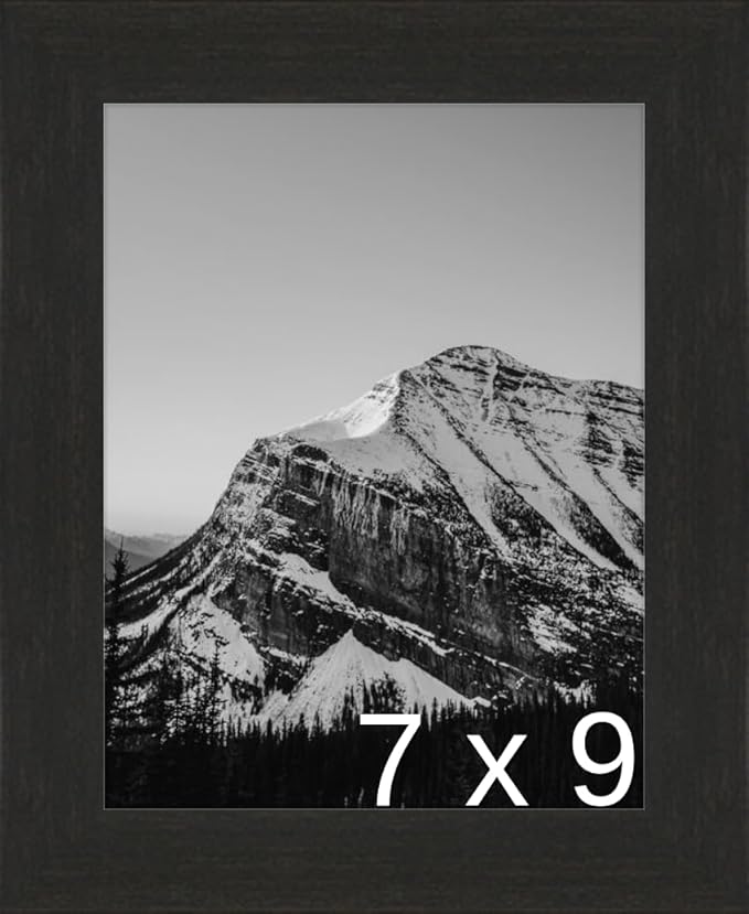 Frame It Easy 7 x 9 Coffee Wood Frame (Derby)