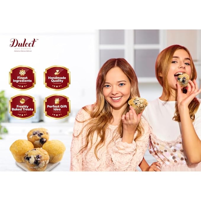 Dulcet Gift Basket Premium Assortment of Gourmet Baked Goods - VIP Gift Basket for All Occasions - Birthday, Sympathy, Thank You Present, Get Well, Back to School, and More.
