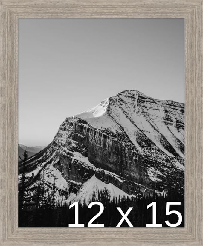 Frame It Easy 12 x 15 Rustic Gray Wood Frame (Derby)