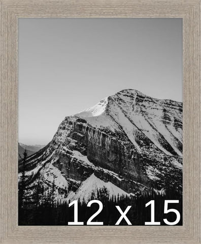 Frame It Easy 12 x 15 Rustic Gray Wood Frame (Derby)