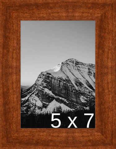 Frame It Easy 5 x 7 Russet Wood Frame (Derby)