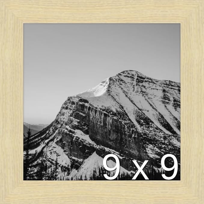 Frame It Easy 9 x 9 Wheat Wood Frame (Derby)