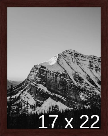 Frame It Easy 17 x 22 Merlot Wood Frame (Derby)