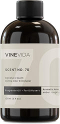 VINEVIDA [4 Fl Oz] Vanilla Odor Eliminator Fragrance Oil for Cold Air Diffusers, Essential Oils for Diffuser Oil Refill & Air Freshener Room Spray.