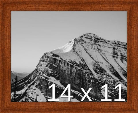 Frame It Easy 14 x 11 Russet Wood Frame (Derby)