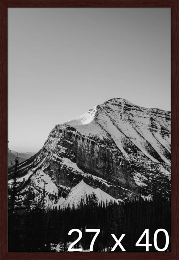 Frame It Easy 27 x 40 Merlot Wood Frame (Derby)
