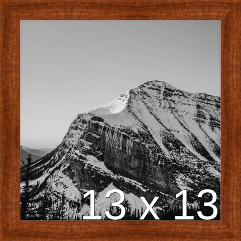 Frame It Easy 13 x 13 Russet Wood Frame (Derby)