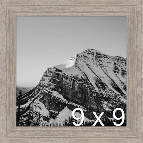 Frame It Easy 9 x 9 Rustic Gray Wood Frame (Derby)
