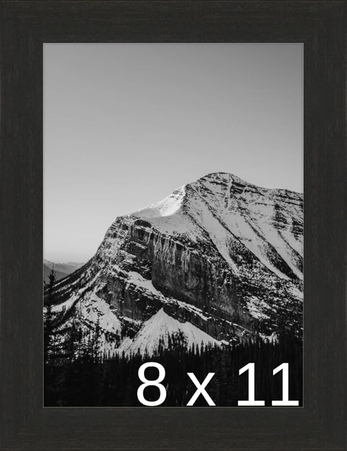 Frame It Easy 8 1/2 x 11 Coffee Wood Frame (Derby)