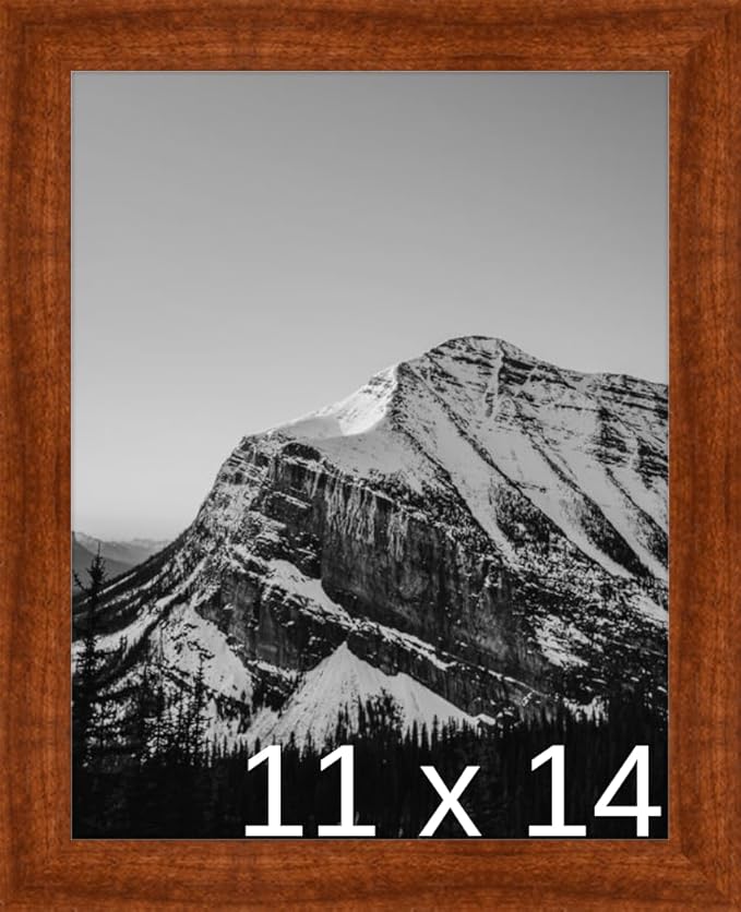 Frame It Easy 11 1/2 x 14 Russet Wood Frame (Derby)