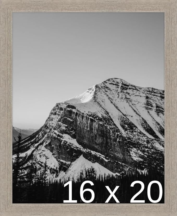 Frame It Easy 16 x 20 Rustic Gray Wood Frame (Derby)