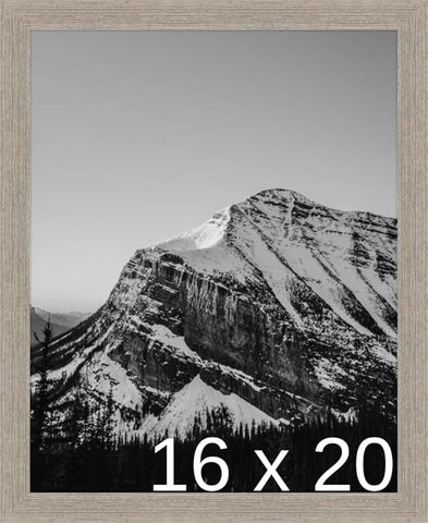 Frame It Easy 16 x 20 Rustic Gray Wood Frame (Derby)