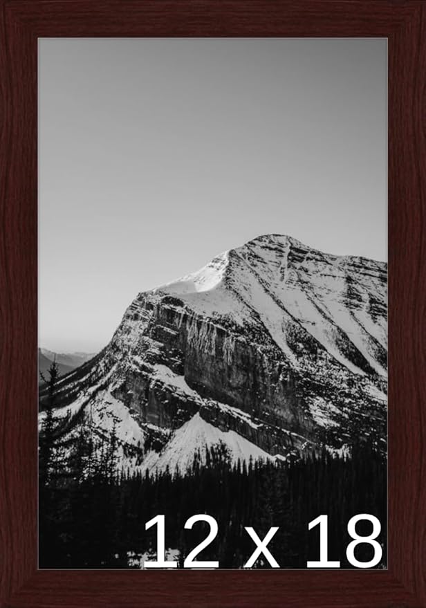 Frame It Easy 12 x 18 Merlot Wood Frame (Derby)